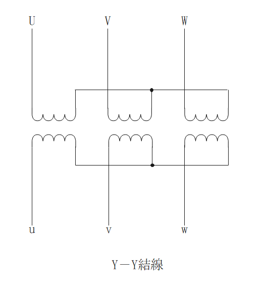 変圧器の三相結線、Y－Y結線